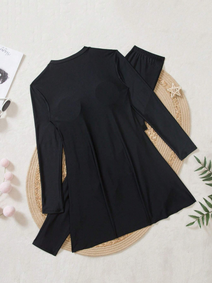 Long Sleeve Modest Swimwear Set for Women image 7