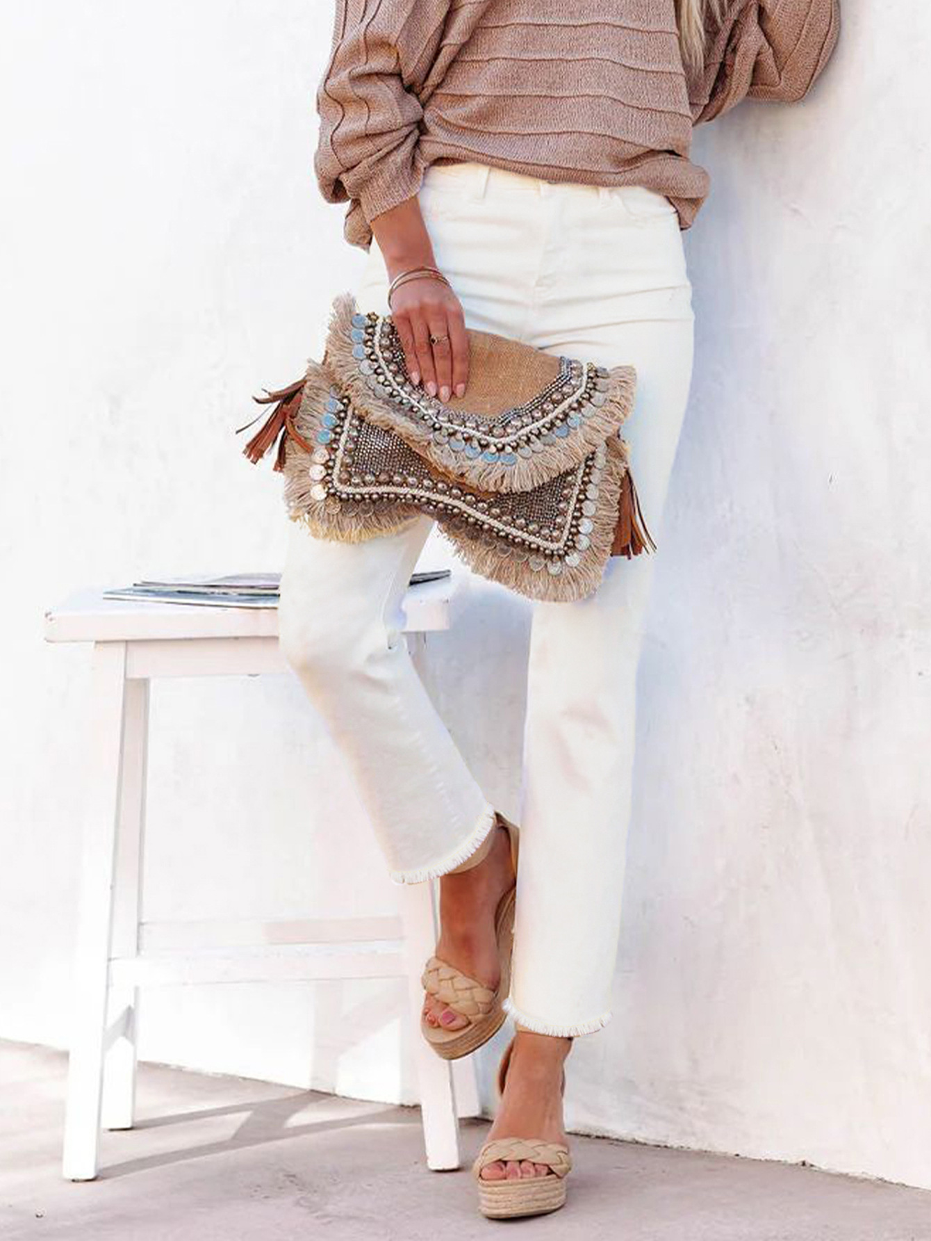 Women's Ankle-Length Denim Pants – Casual Outfit Styling