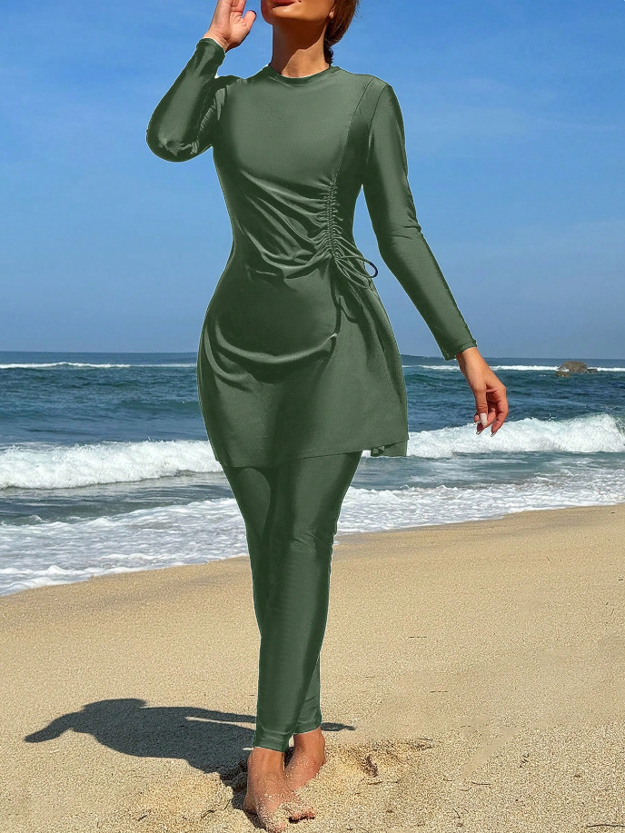 Long Sleeve Modest Swimwear Set for Women image 18