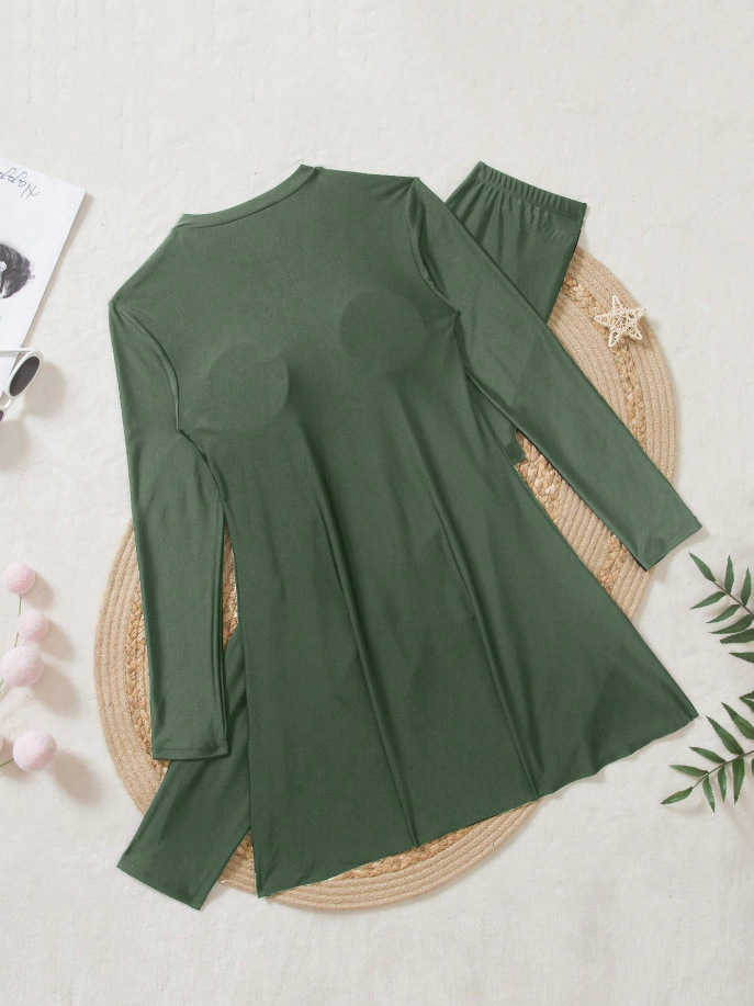 Long Sleeve Modest Swimwear Set for Women image 24