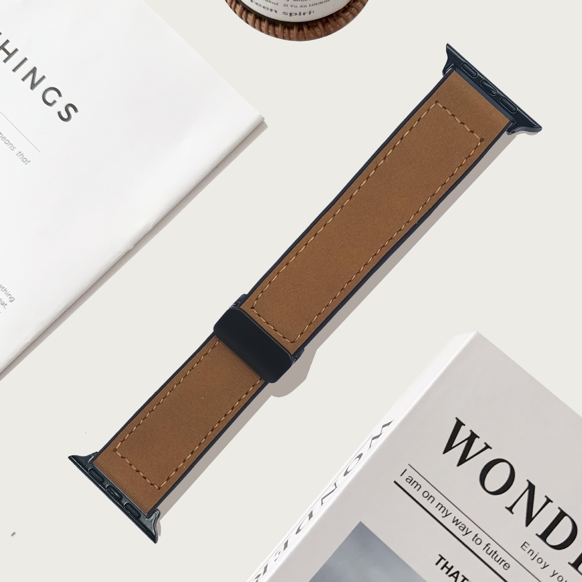 Apple Watch Silicone Strap with Magnetic Buckle (Crazy Horse Texture) 6