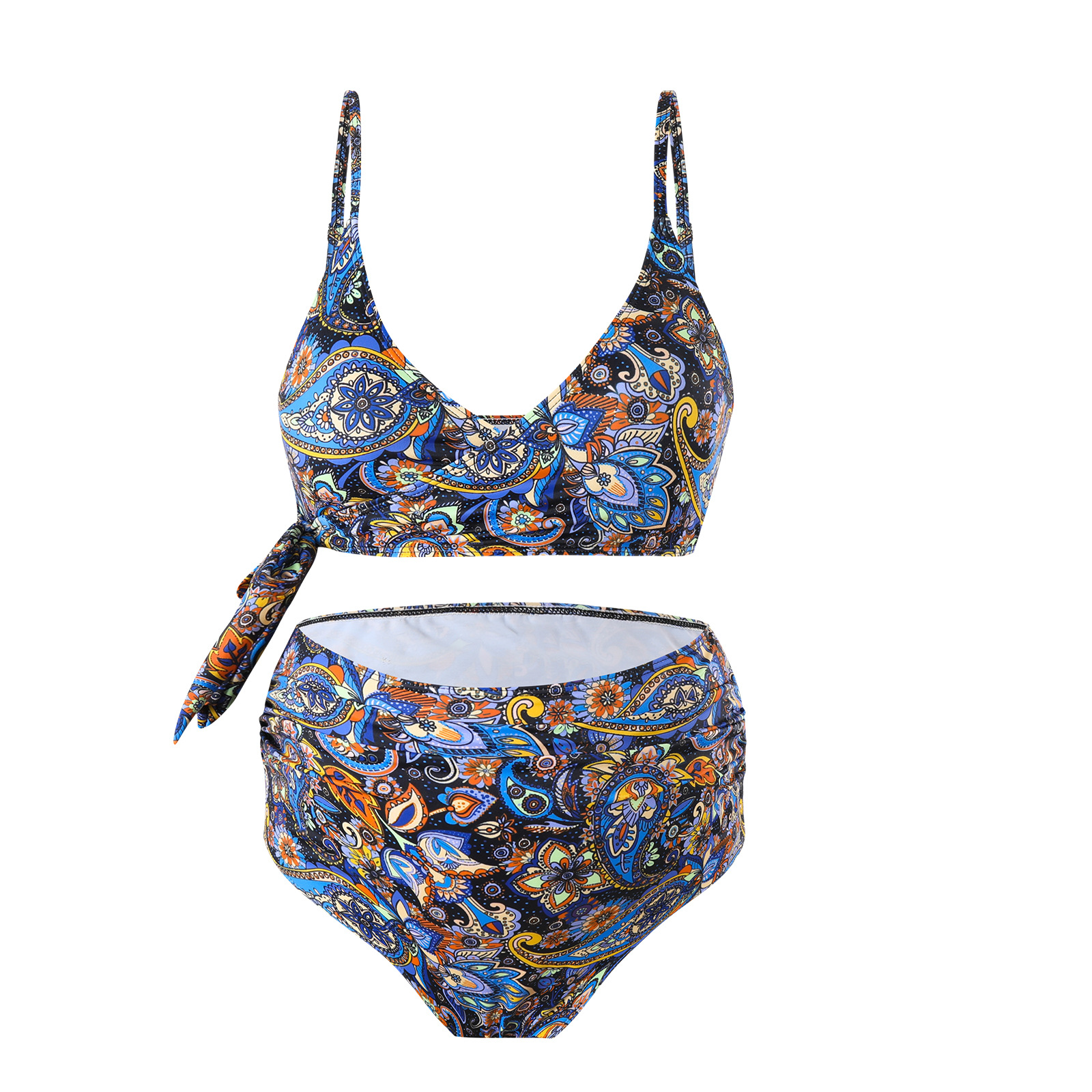 Backless Floral Bikini Set for Women image 3