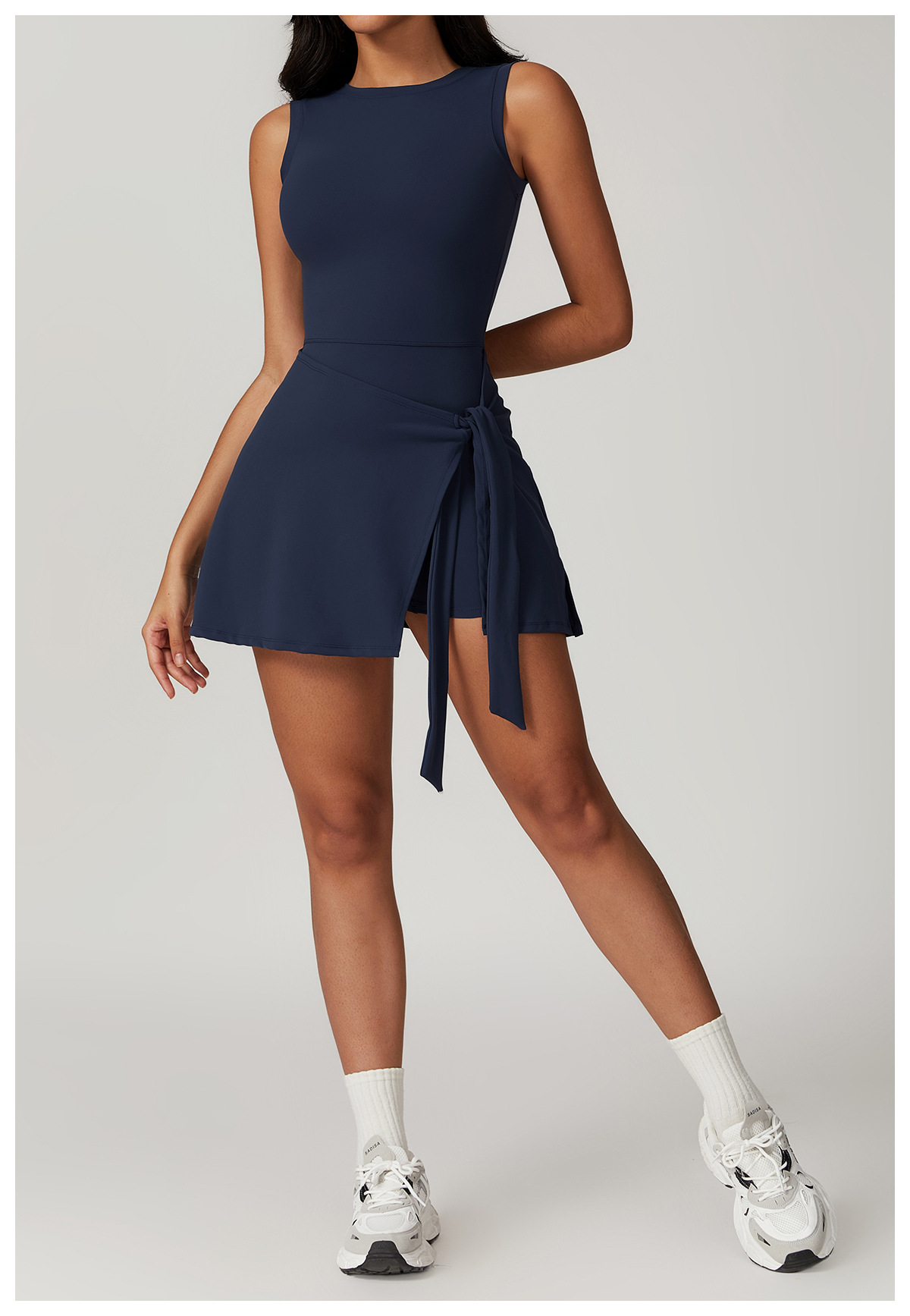 Women's Tight-Fit Sleeveless Bodycon Dress – Black Sport Fashion