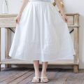 White midi skirt