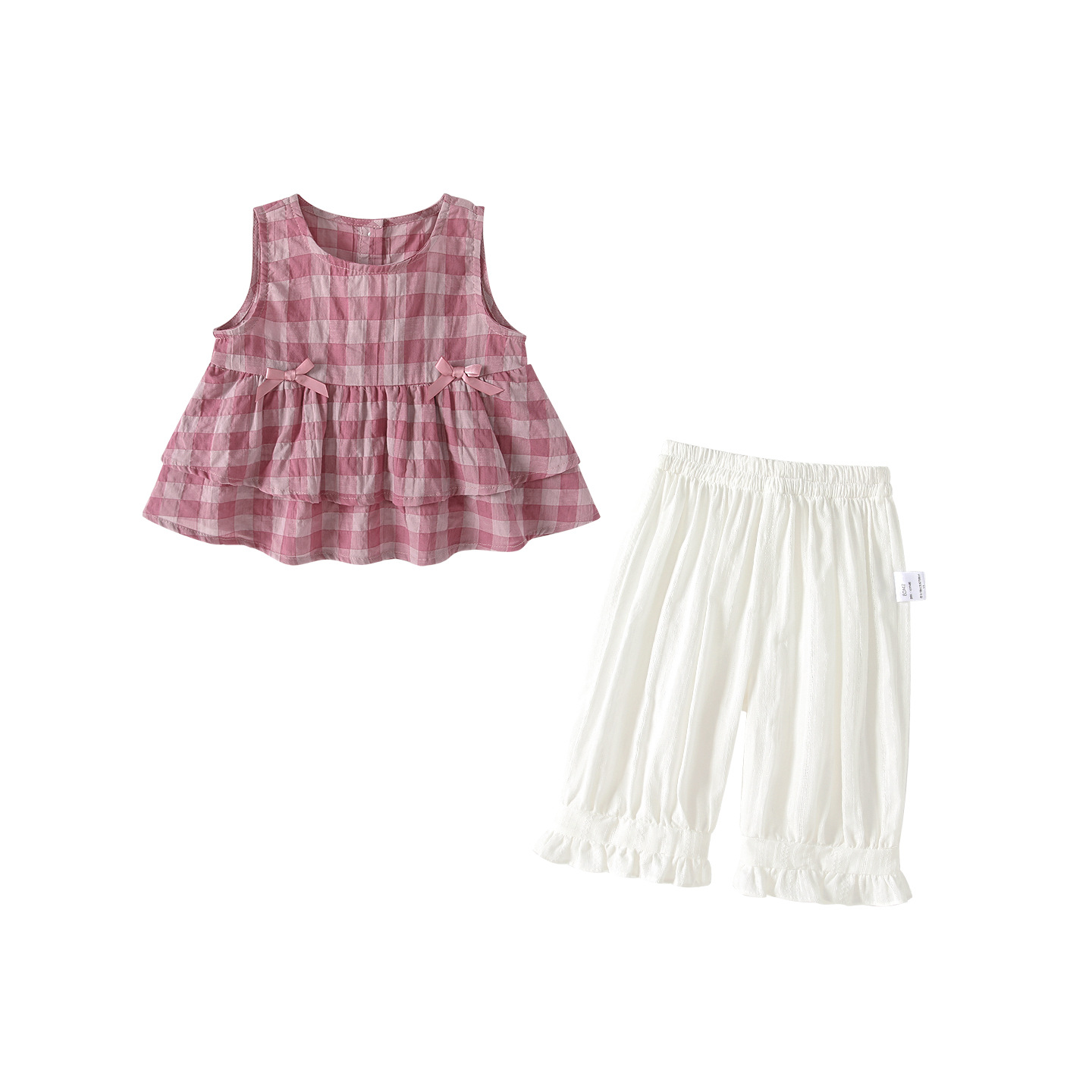 Sleeveless vest and pants set