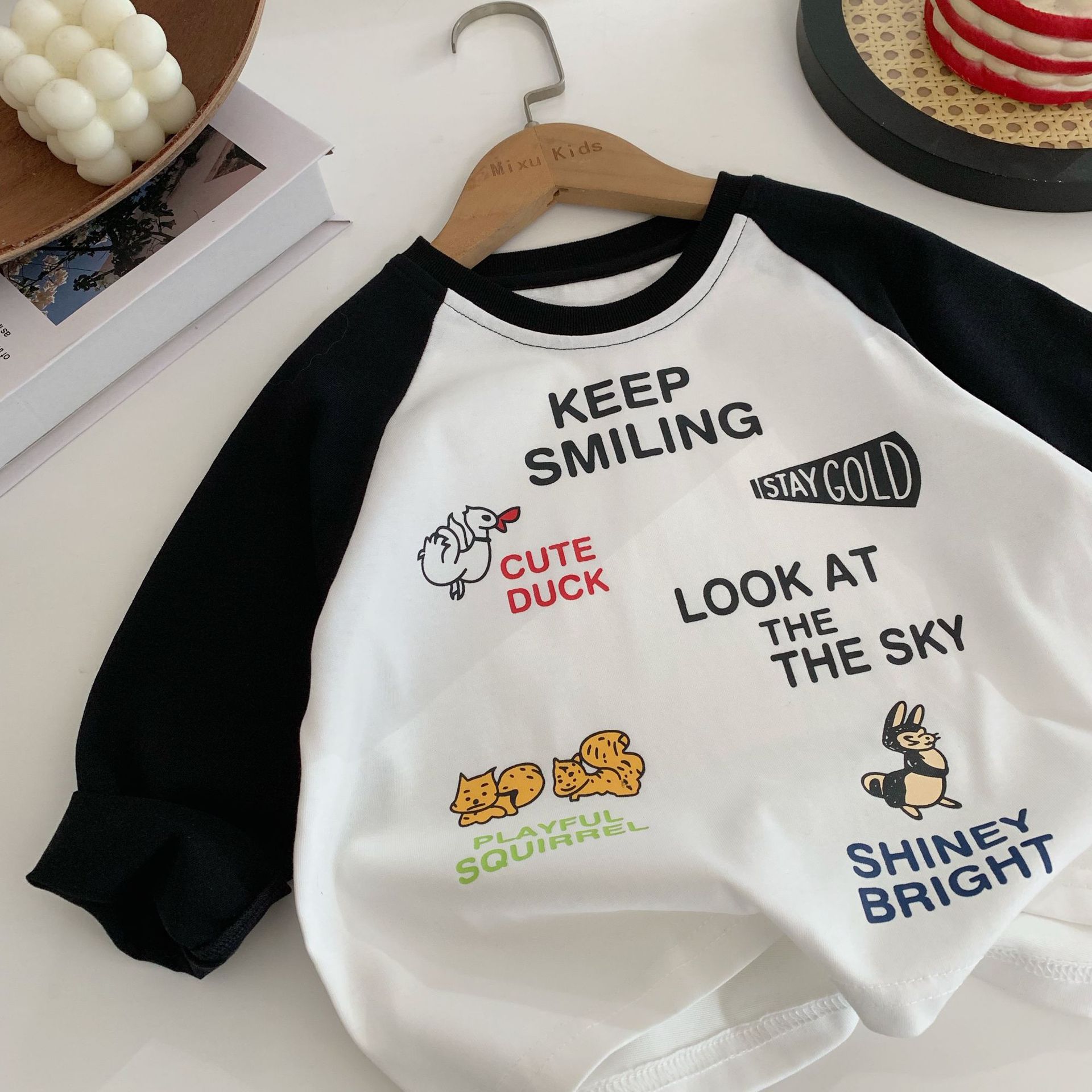 Children's long sleeved T-shirt