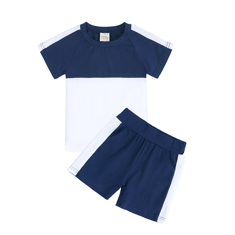 Sports suit short sleeved top shorts two-piece set