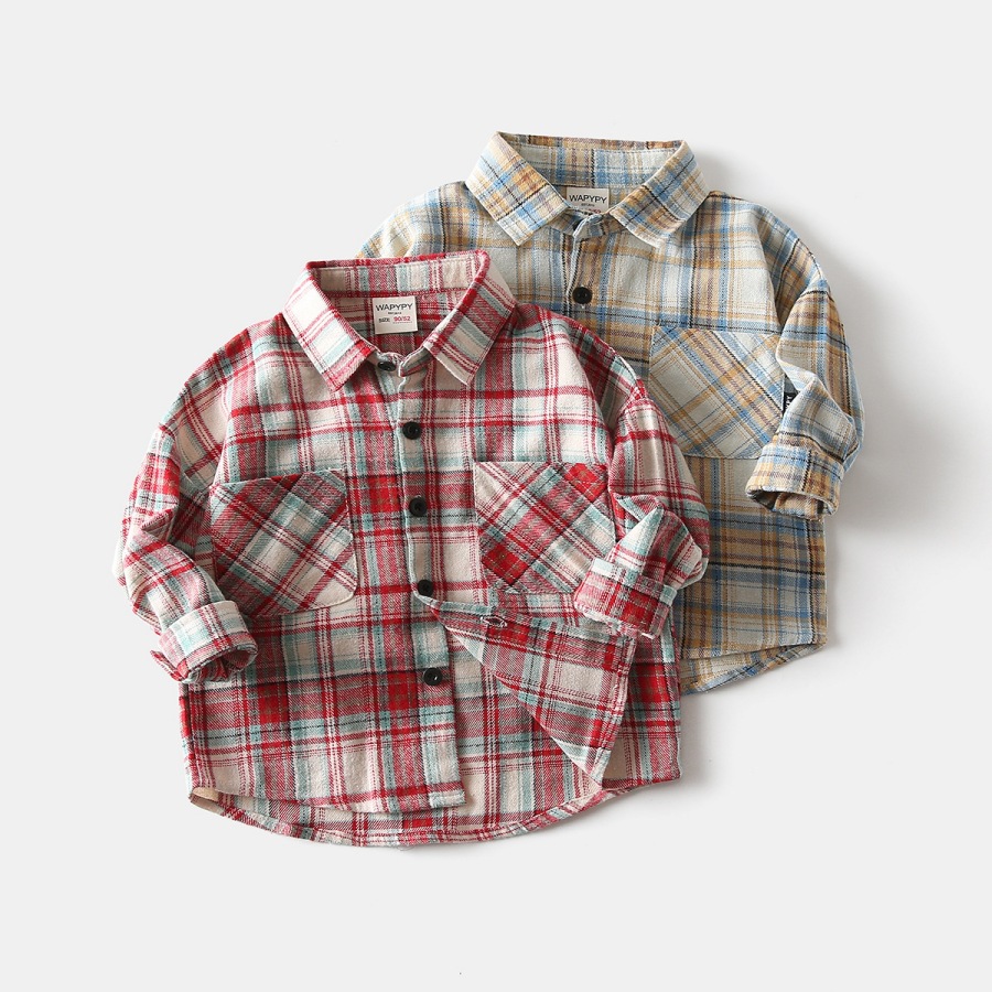 Children's plaid shirt