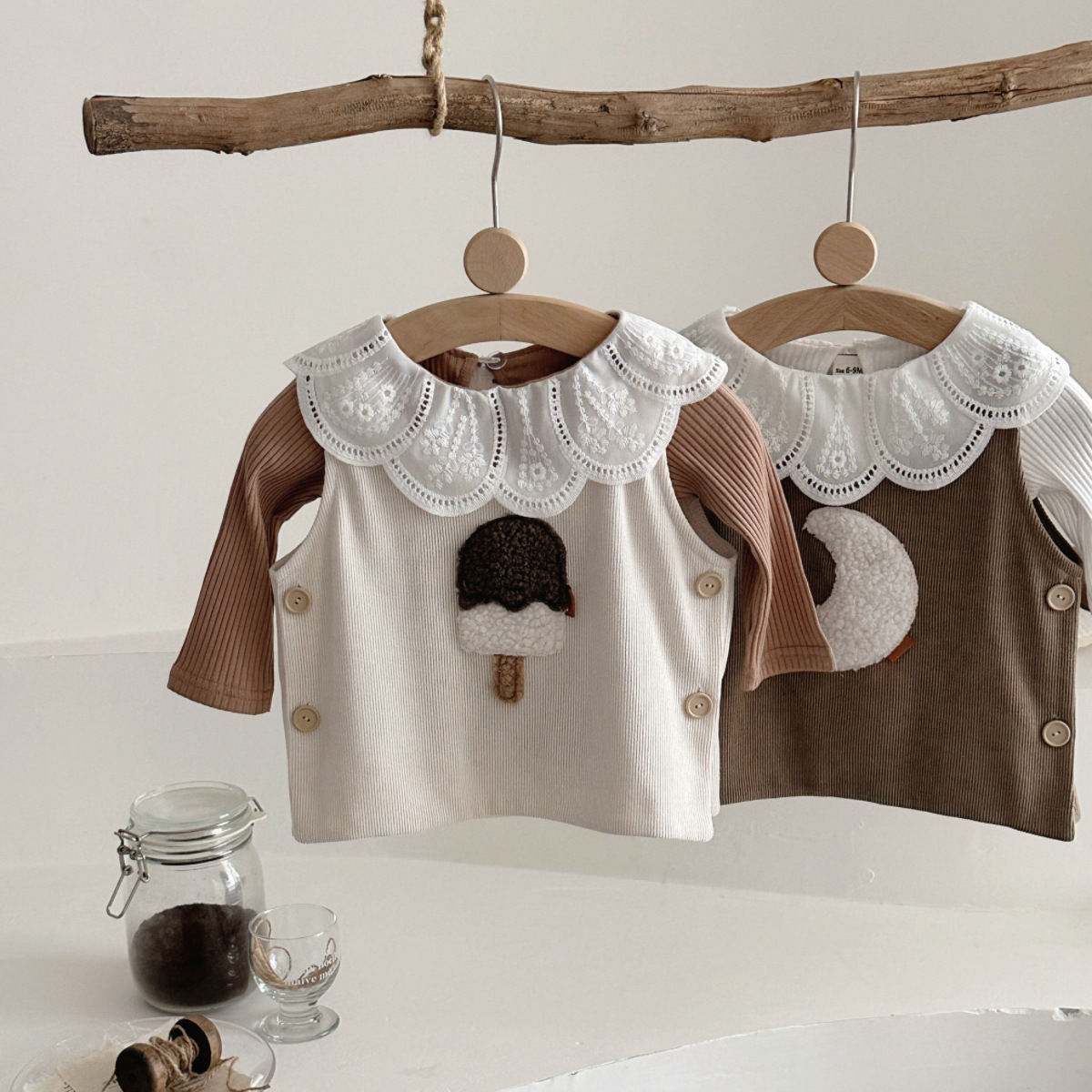 Cute summer camisole vest with stickers