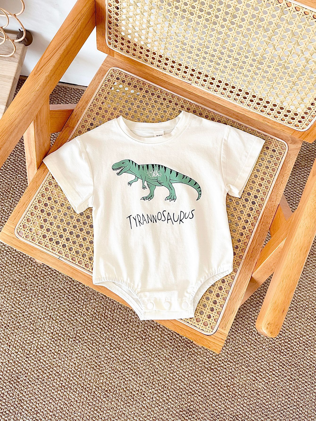 Baby Dinosaur Onesie in Blue