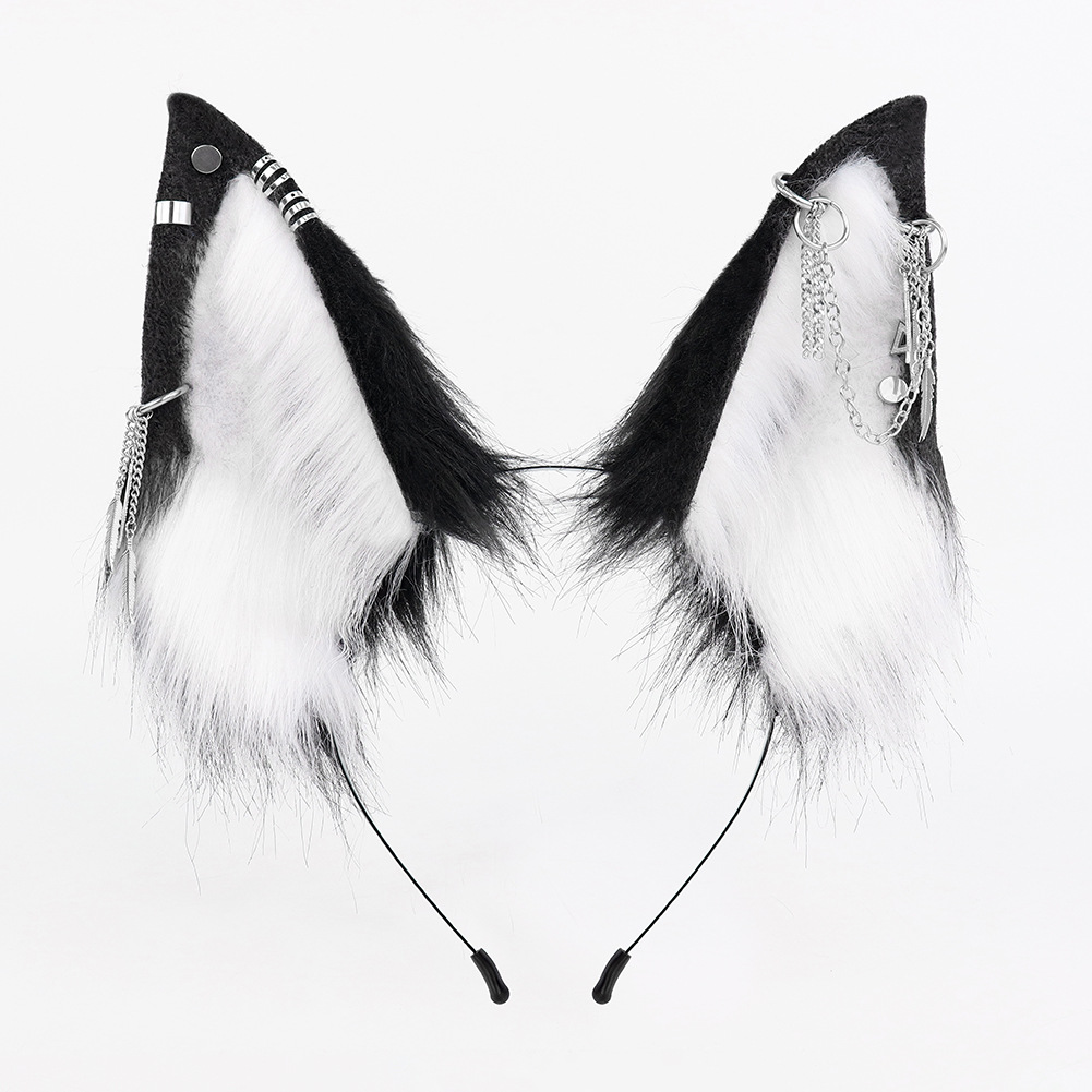 Original Wolf Ear Headband, Multi-color Handmade Wolf Ears Hair Accessory, Cosplay Prop Anime
