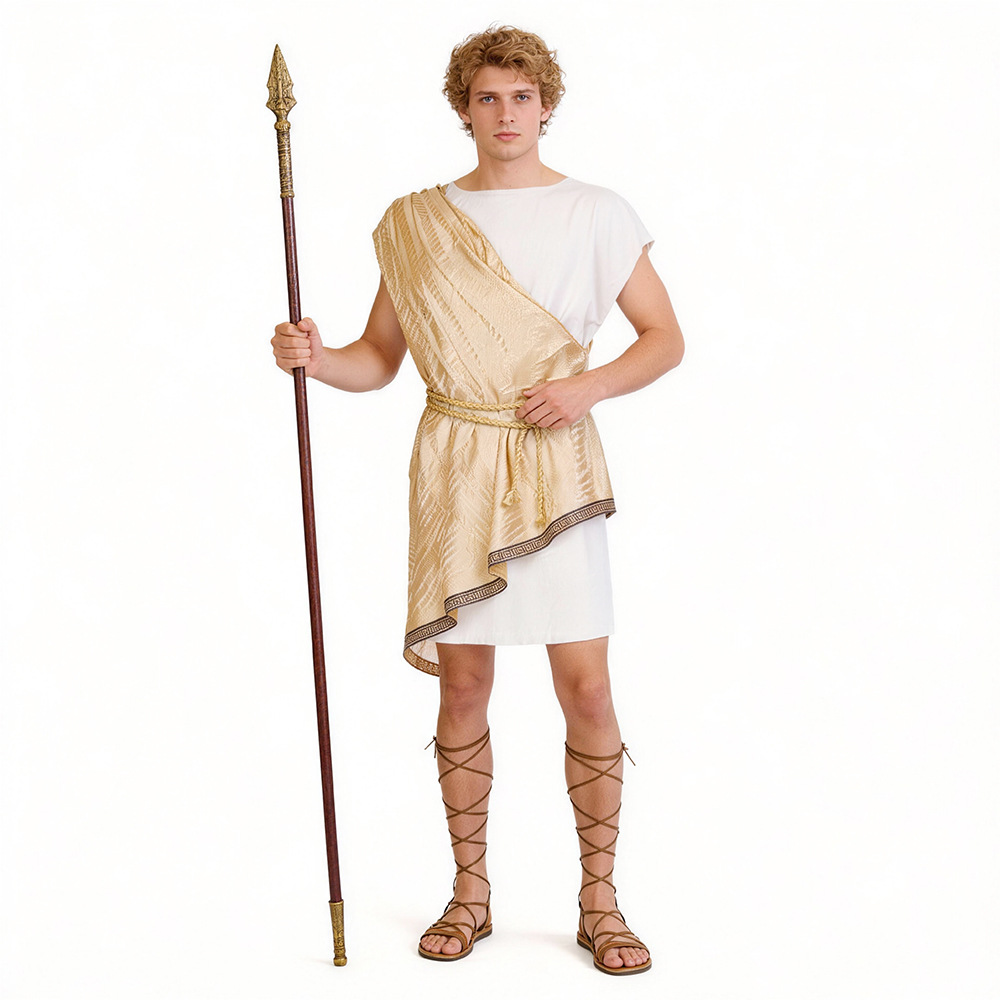 Roman Greek Warrior Costume for Men detail image 1