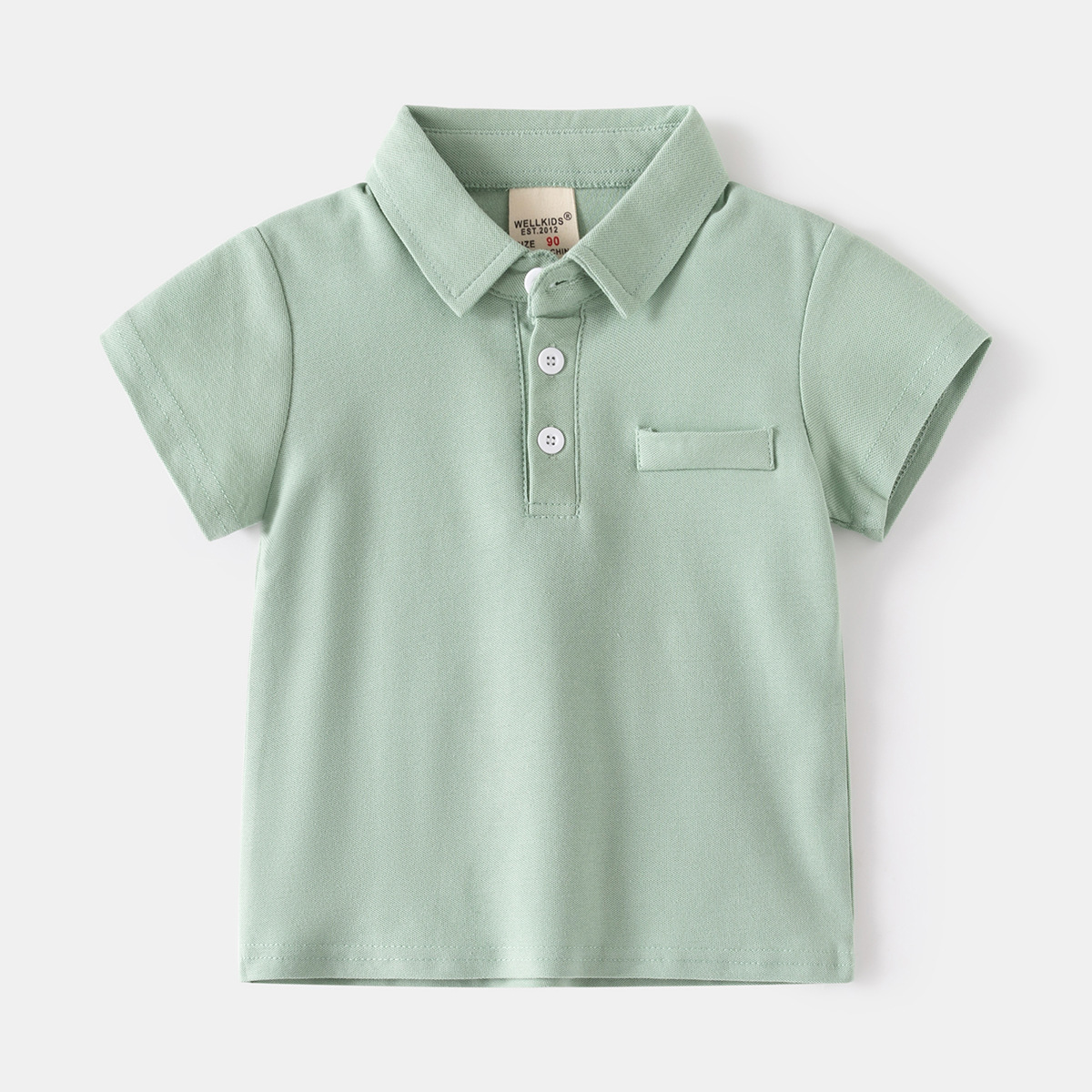 Short Sleeve T-Shirt, Children's Polo Shirt, Versatile Baby Top, Trendy Clothing, Drop Shipping