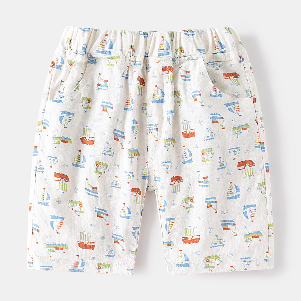 Boy's 5-Panel Shorts Casual Bamboo Cotton Shorts