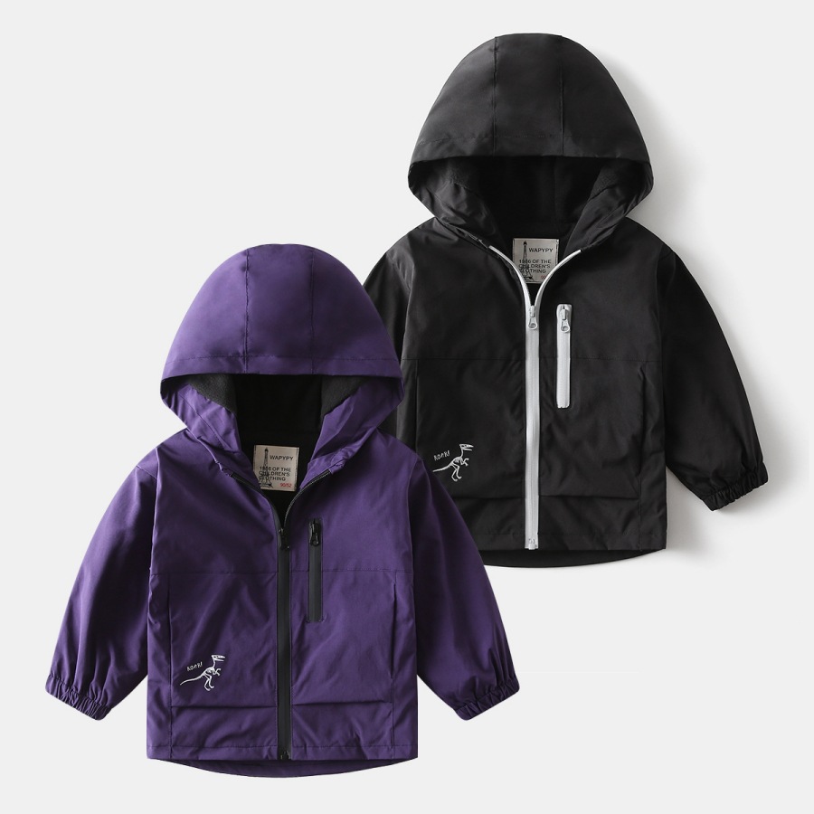 Children's hooded fleece jacket
