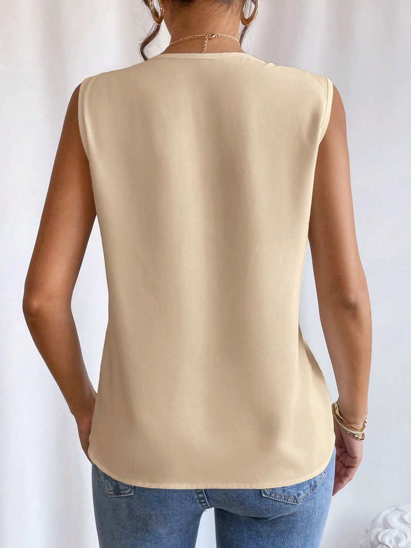 Women's surplice tank top color and fit comparison