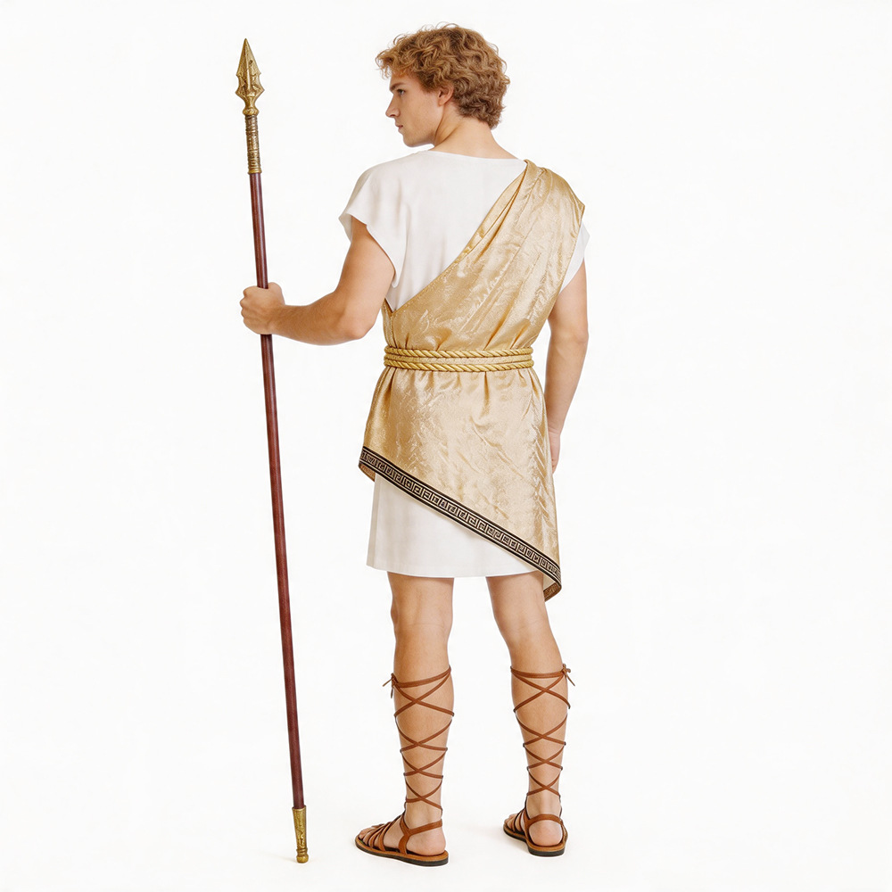 Roman Greek Warrior Costume for Men detail image 3