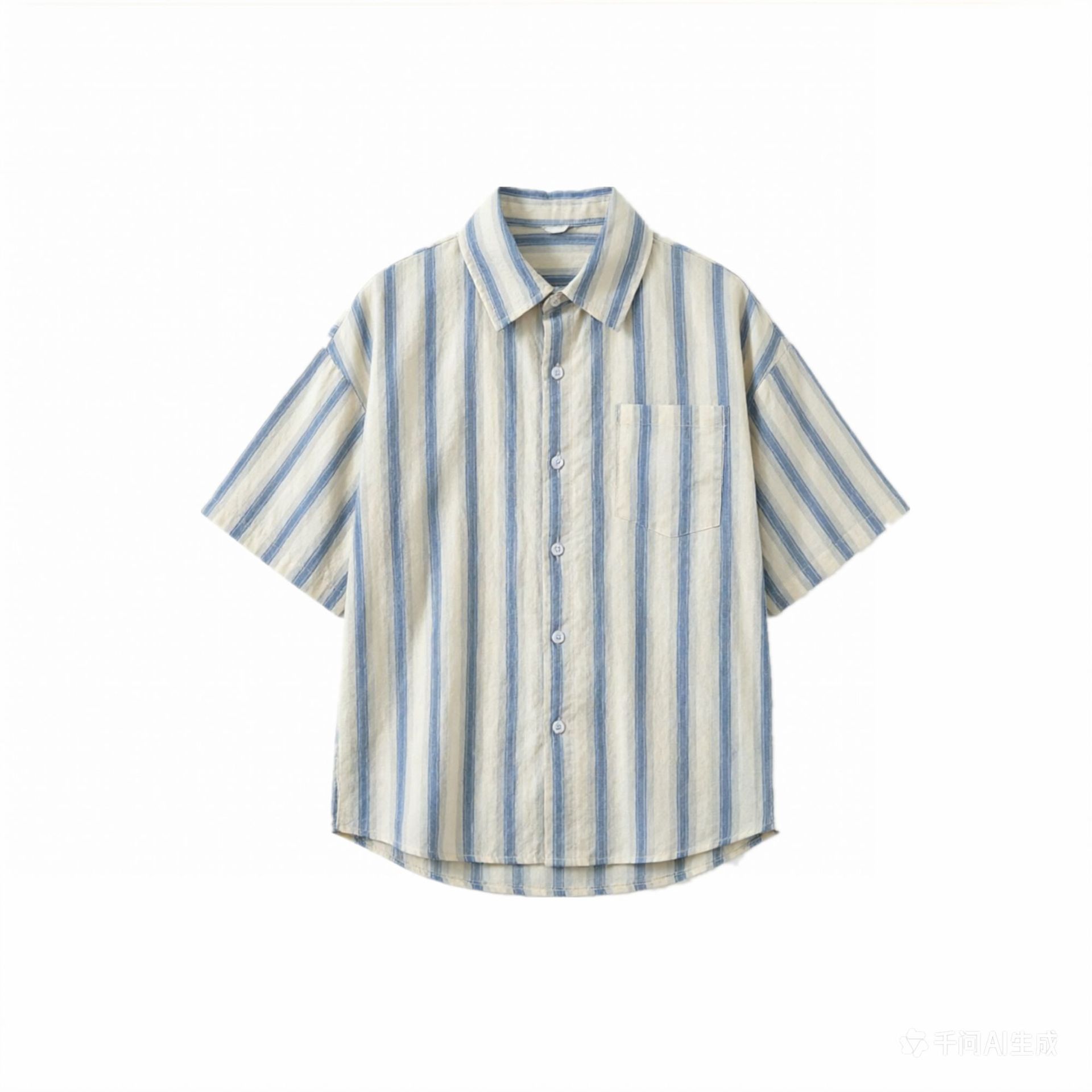 Cotton short sleeved shirt