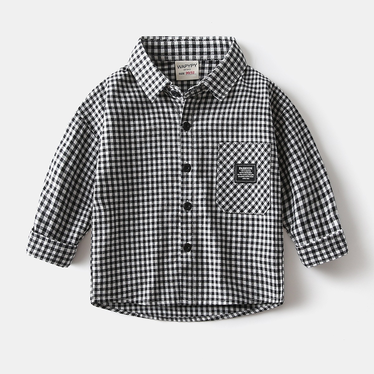 Boys' checkered shirt baby