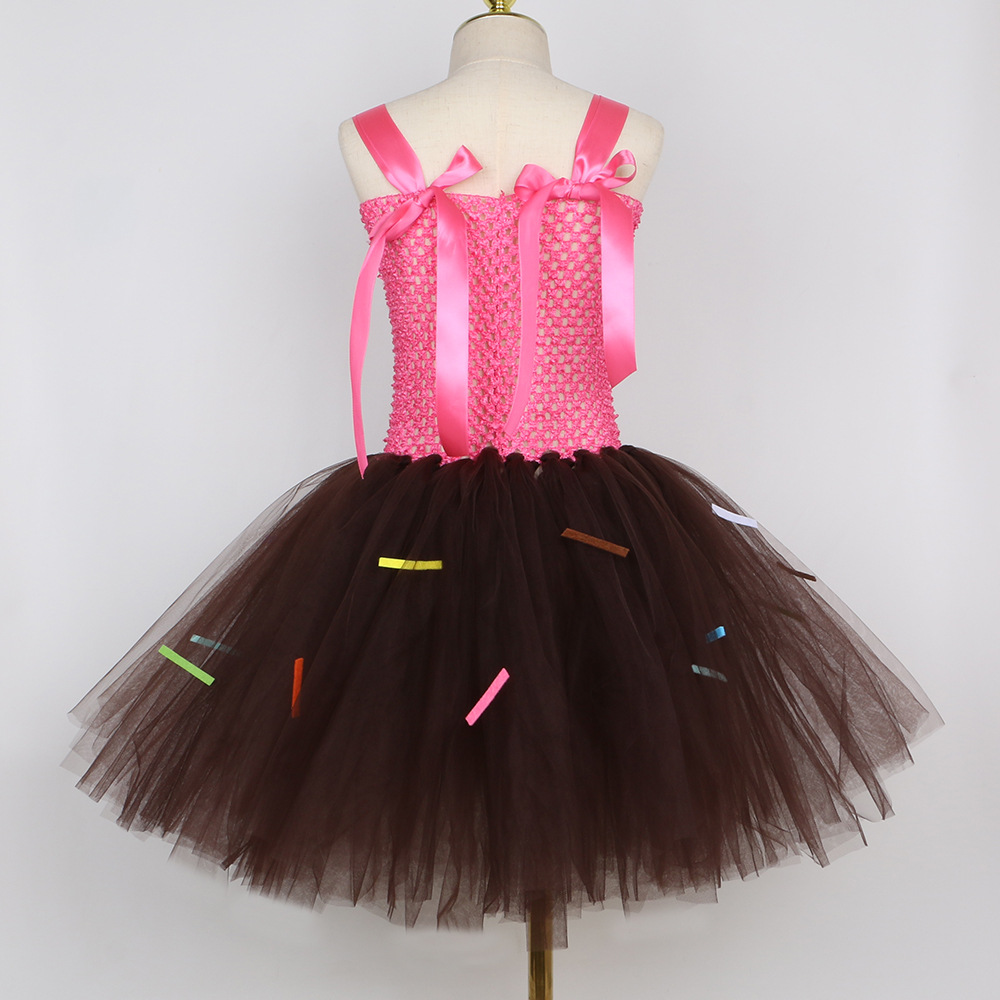 Chocolate Donut Candy Tutu for Girls detail image 5