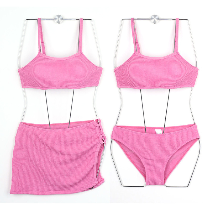 Dress Three-piece Swimwear for Women, Small Bust