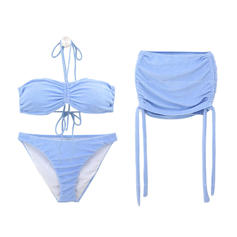 High-Waisted Tummy-Control Bottoms and Bodycon Skirt-Style Swimwear for Women