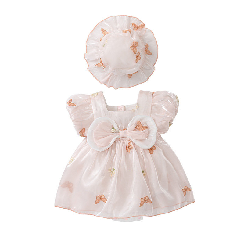 Short sleeved butterfly dress