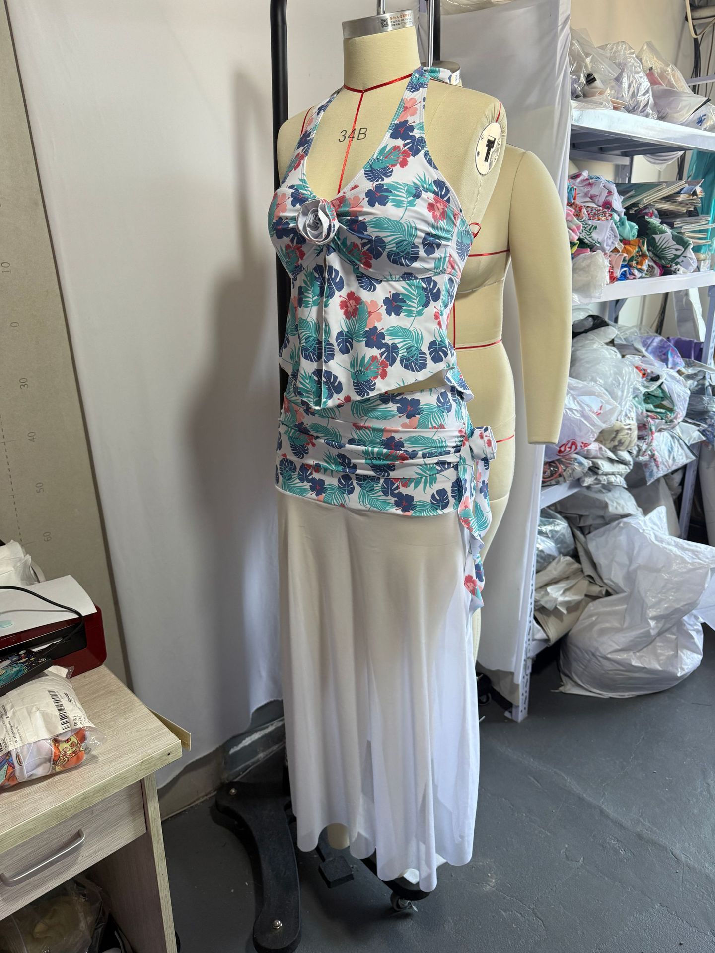 Bikini Three-Piece Set Modest Long Dress Swimwear Women Vacation Swimwear 14 7C275FCACDFCCE7F129A96E15743BB92