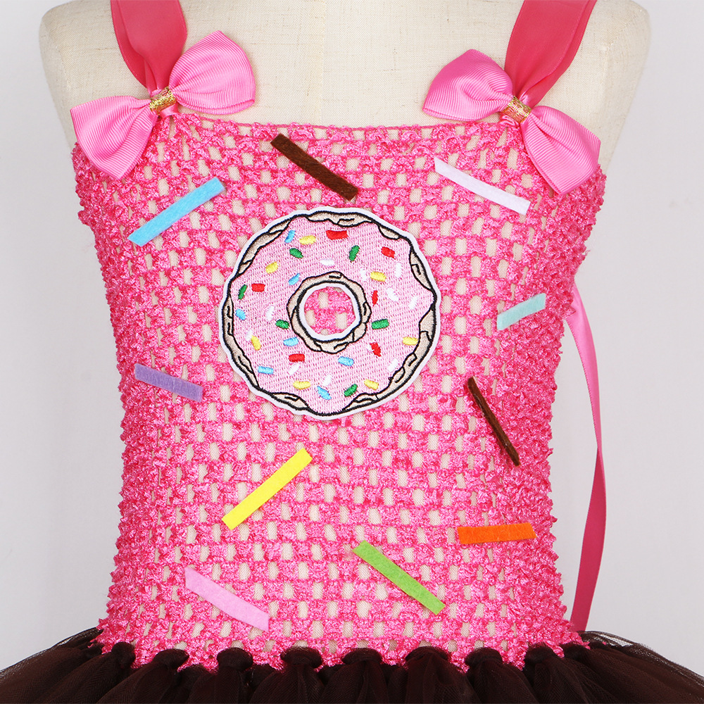 Chocolate Donut Candy Tutu for Girls detail image 9