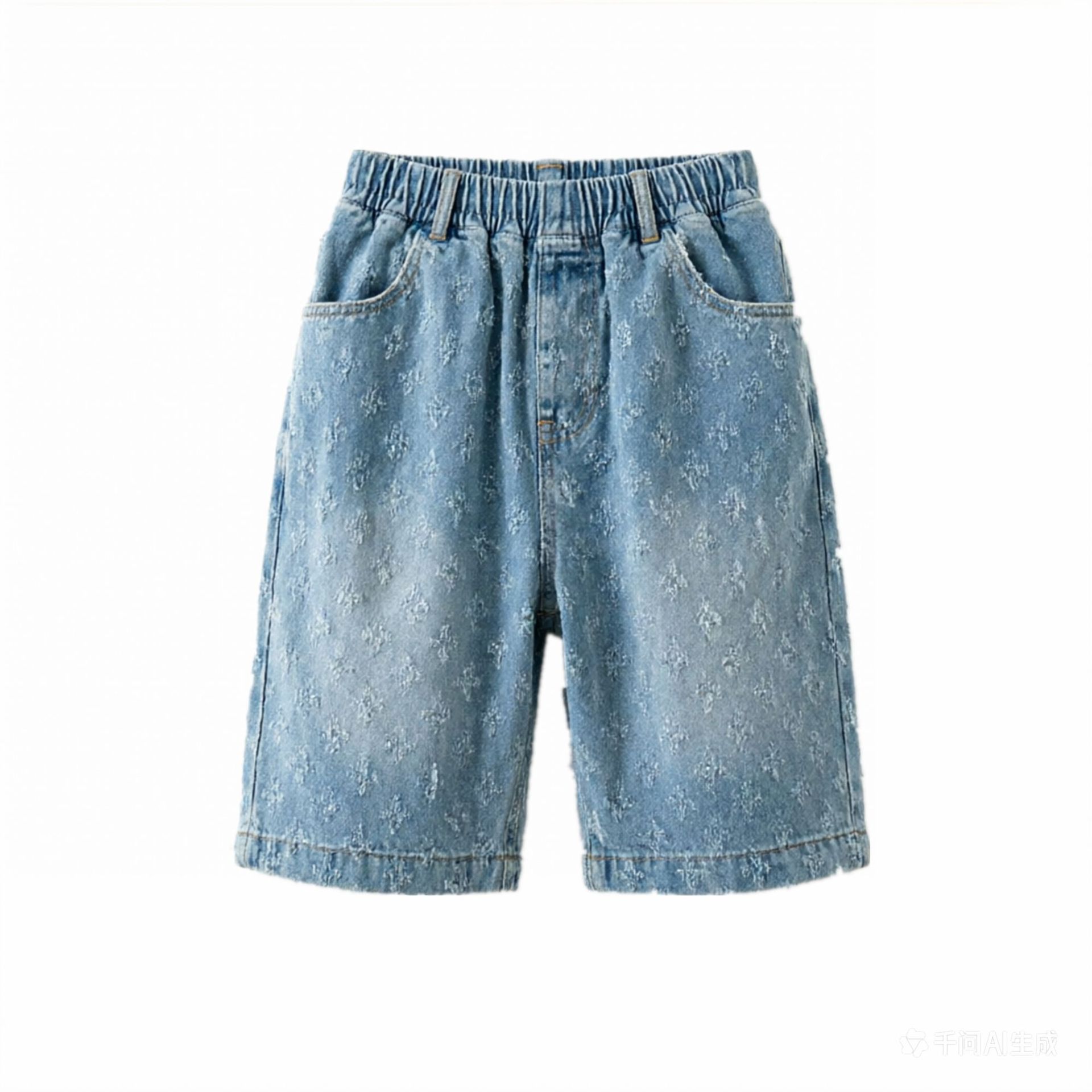 Children's loose medium to large children's five quarter pants