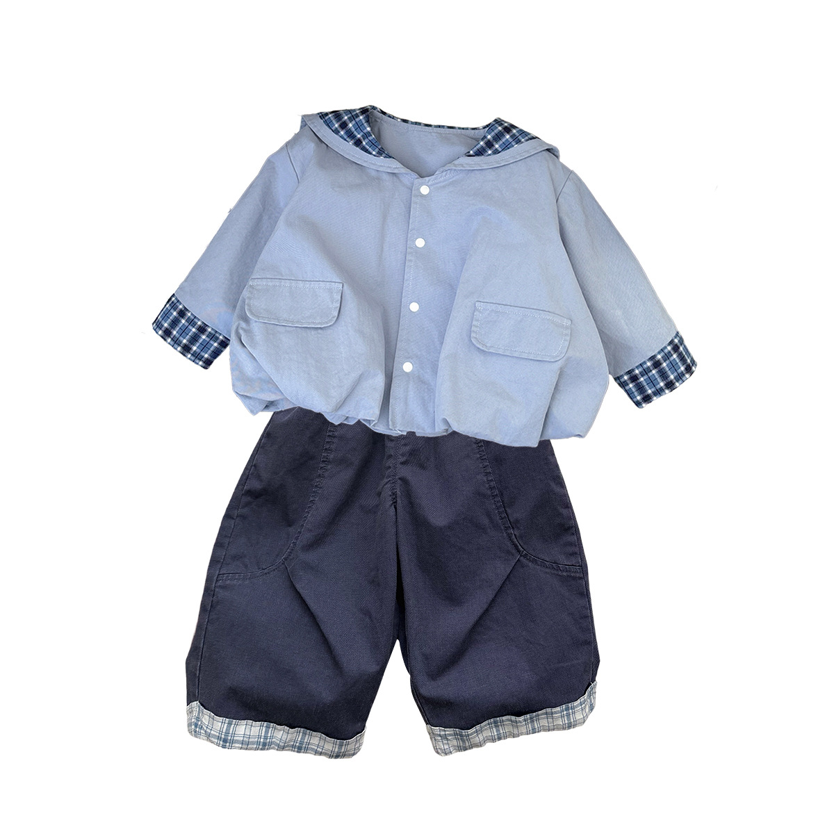 Spring Outfit Set for Boys Class Toddler Pants Versatile Base Layer Shirt