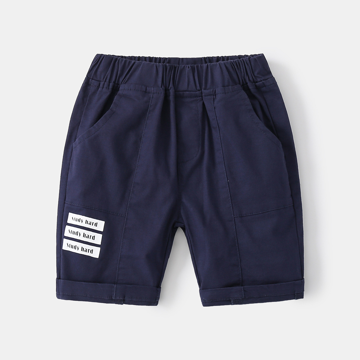 Loose Five-Point Pants, Boy's Casual Wide-Leg Shorts
