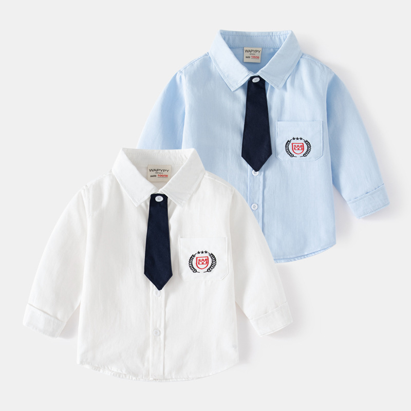 Boys' long sleeved shirt