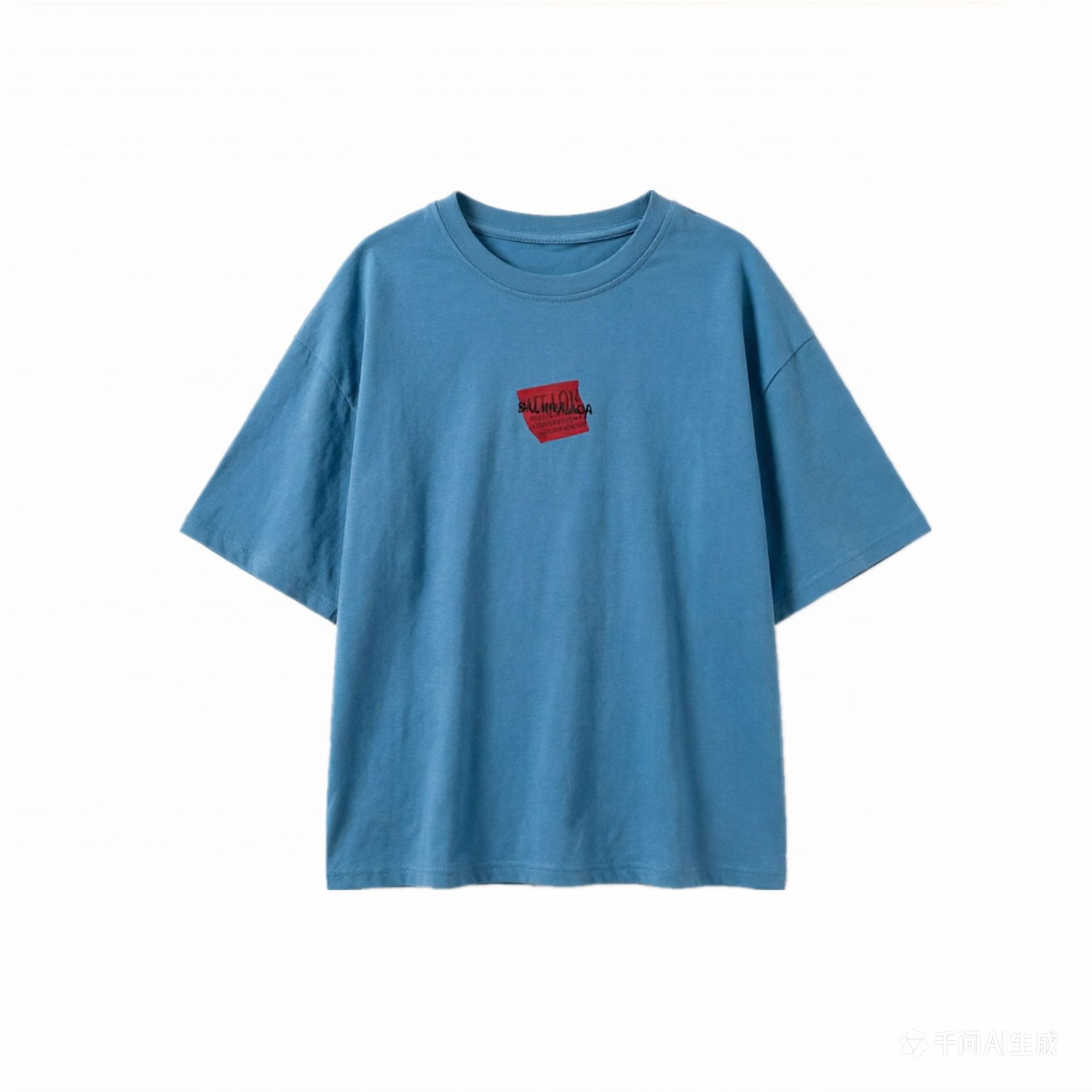 Children's pure cotton mid sleeved shirt