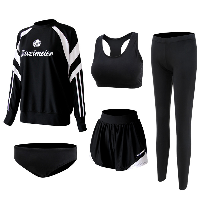 Five-Piece Set Surfing Conservative Diving Suit