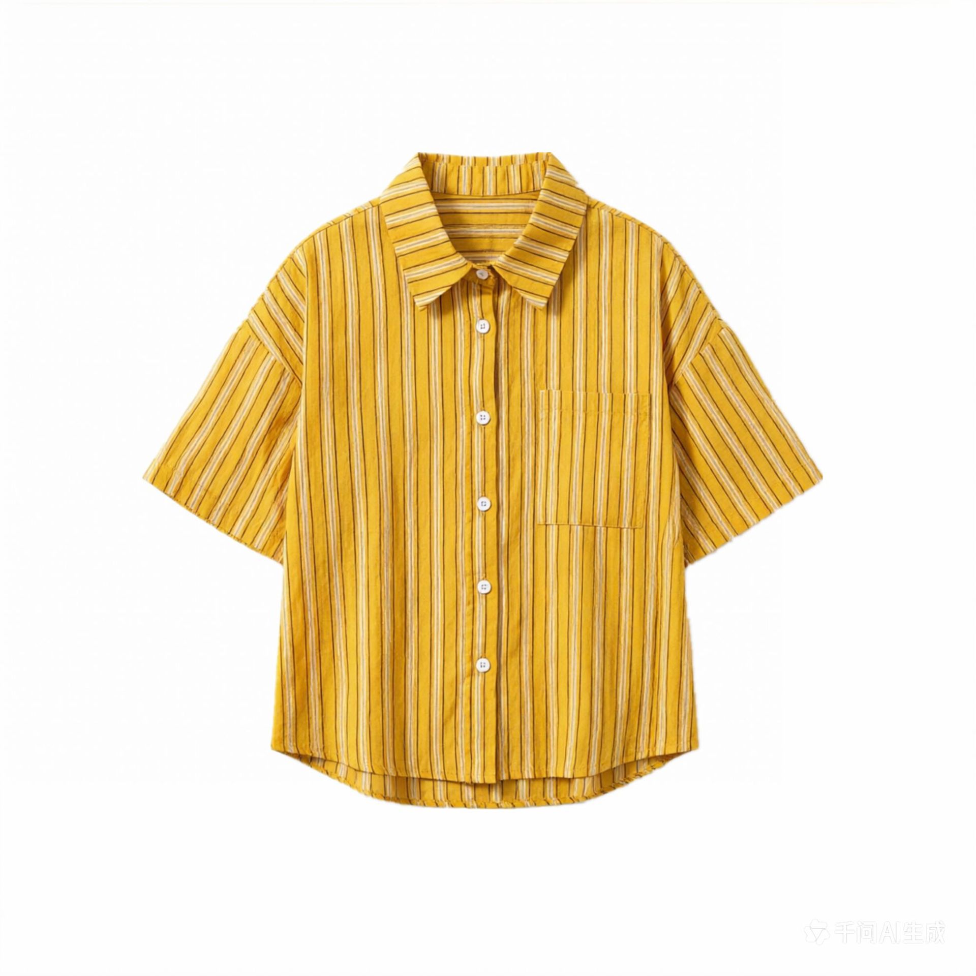 Children's thin short sleeved shirt