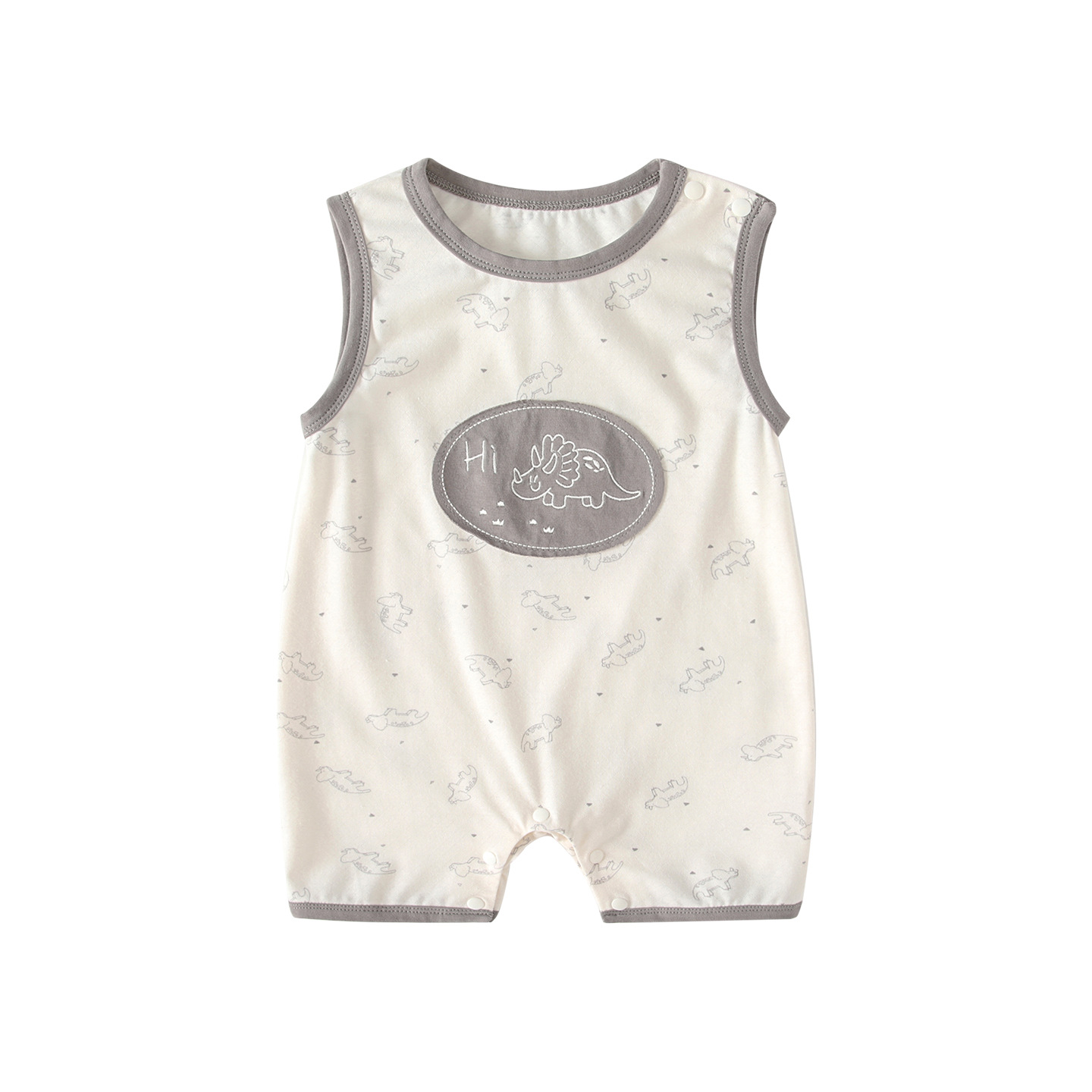 Sleeveless vest jumpsuit