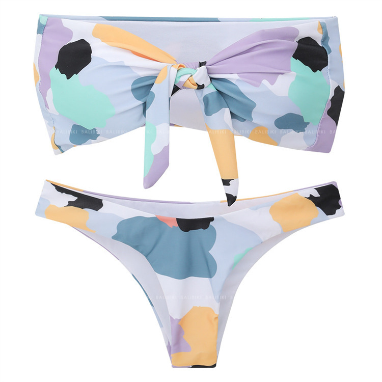 Twisted Flower Push-Up Bikini Swimwear Female 15 undefined
