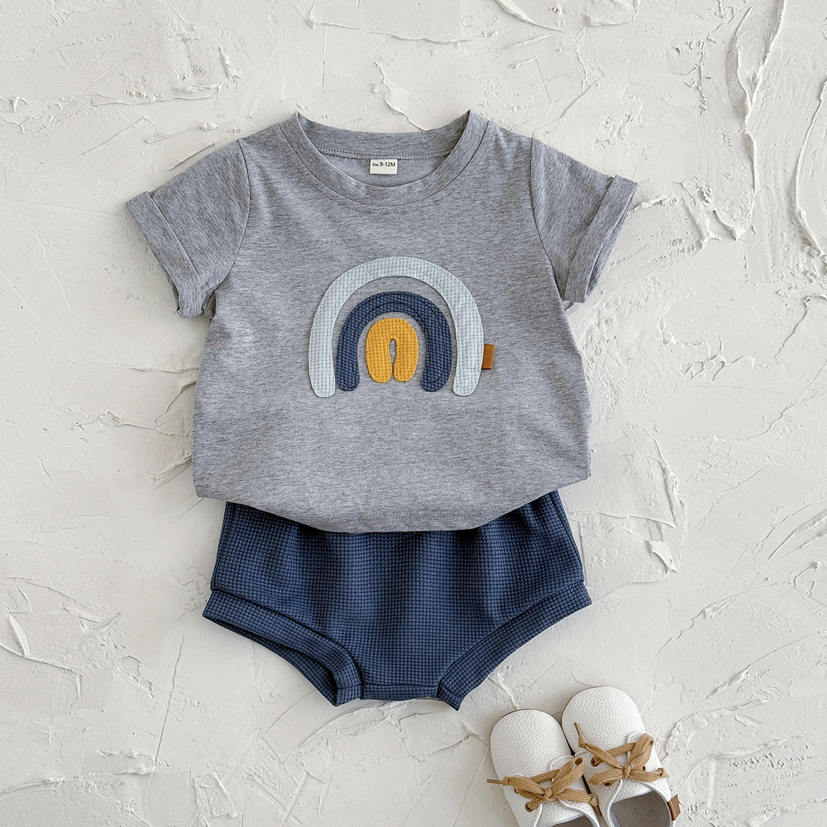 Summer Baby Set T-shirt Short Sleeve Two Piece Set