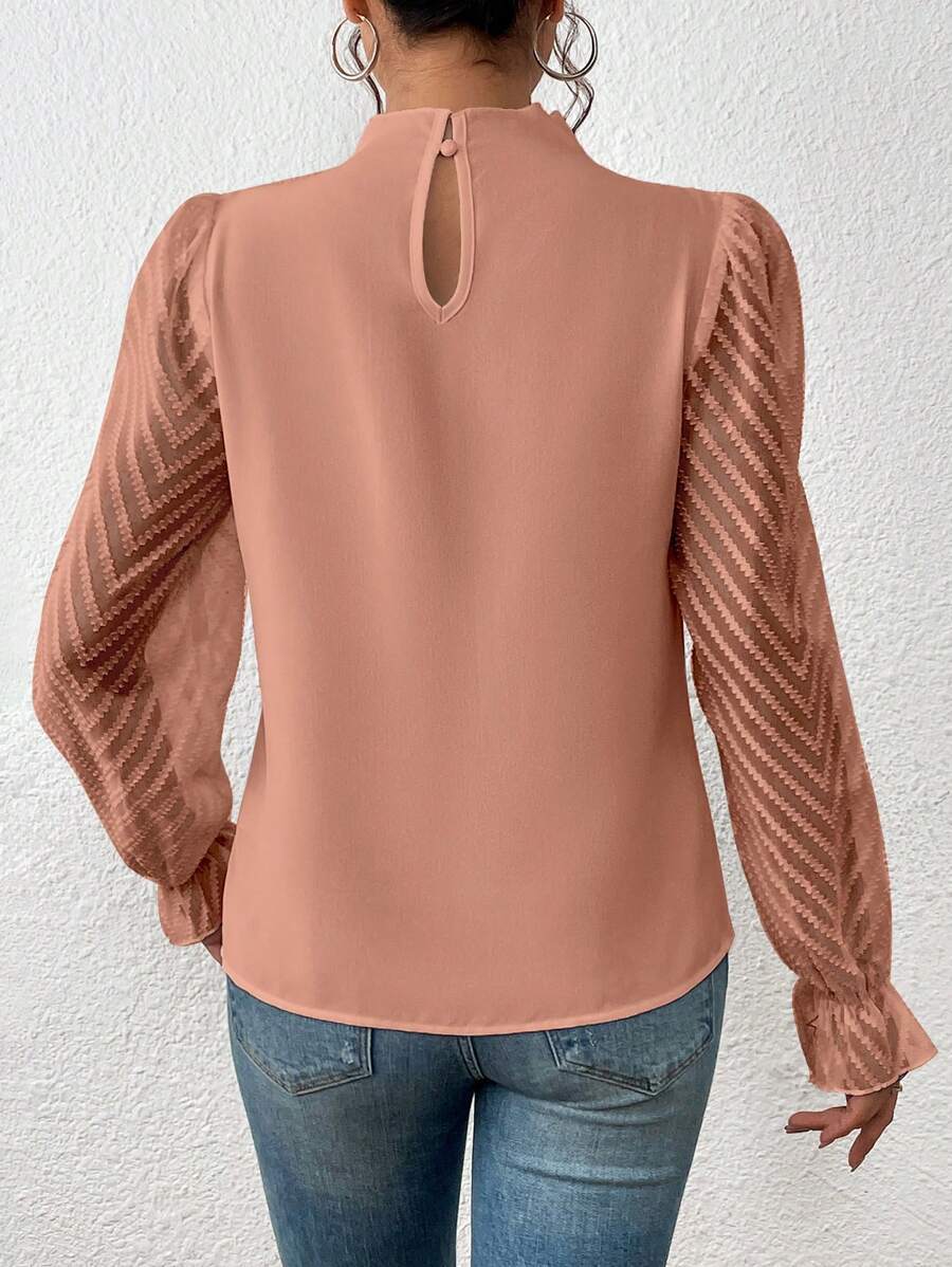 Women's chiffon blouse size chart measurements