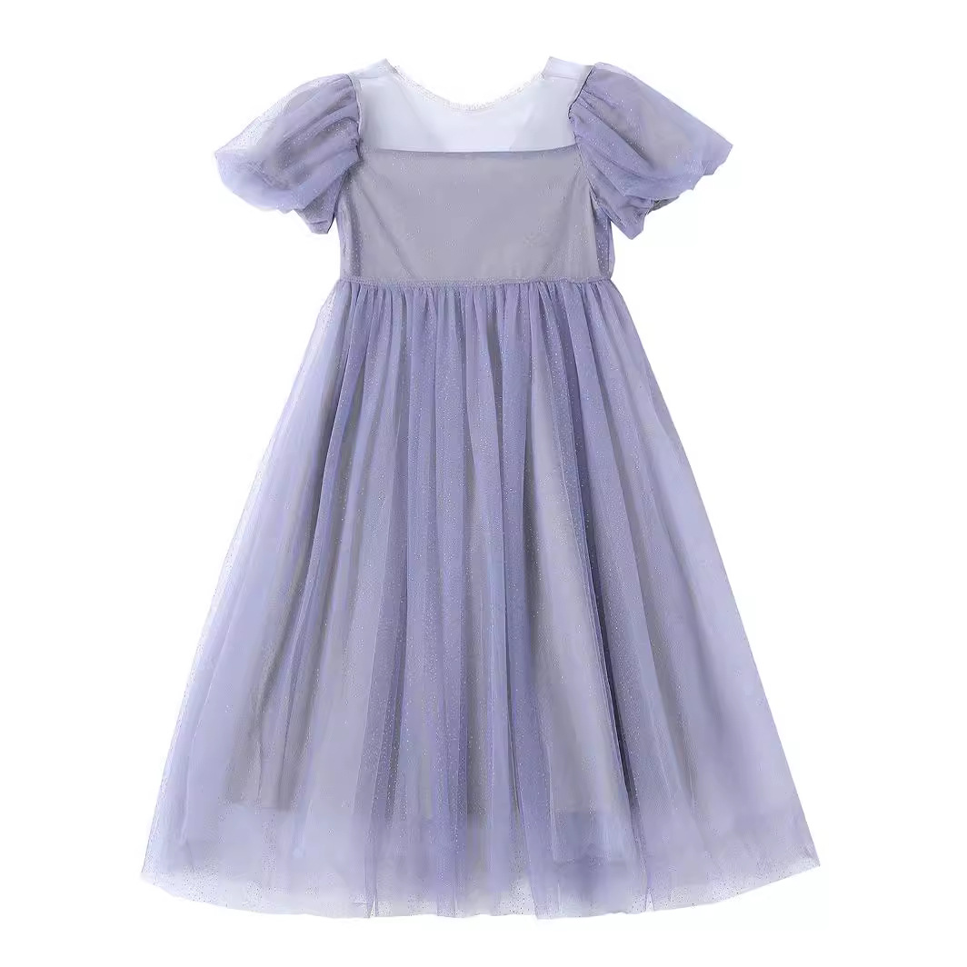 Girls' Summer Dress Cute Bow Dot Tulle Princess Fairy Dress