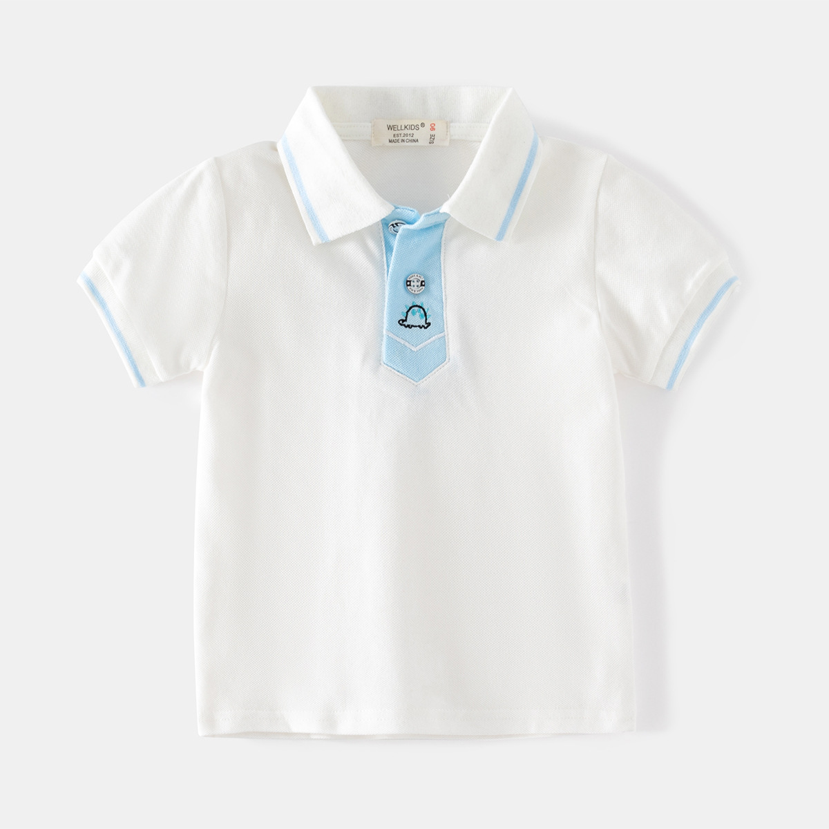 Outdoor Polo Shirt for Boys, Moisture-Wicking Sporty Polo for Kids, Indoor and Outdoor Wear