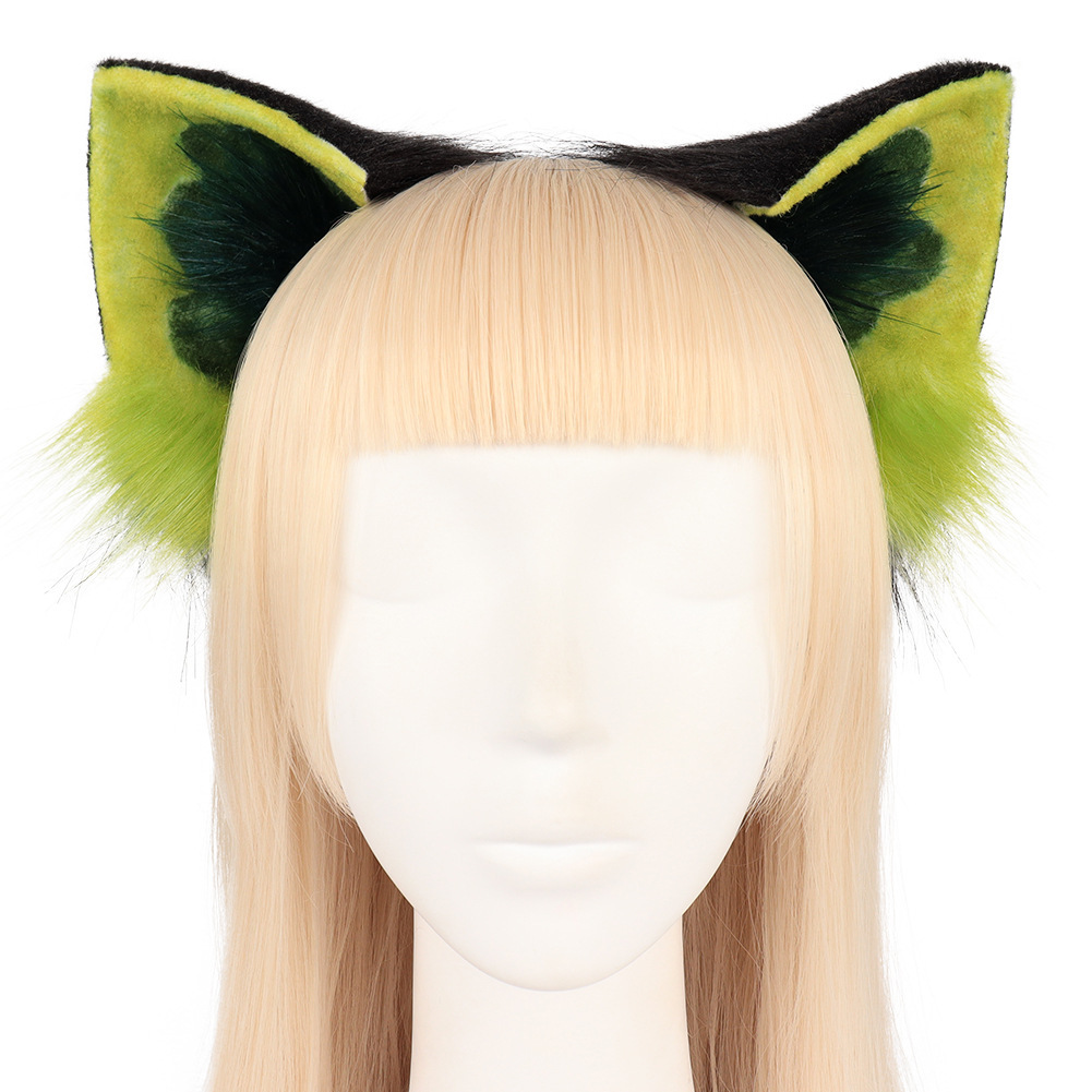 Collaboration Agent Xiaohei Cos Cat Ear Headband Plush Convention Animal Ears Headband Accessory
