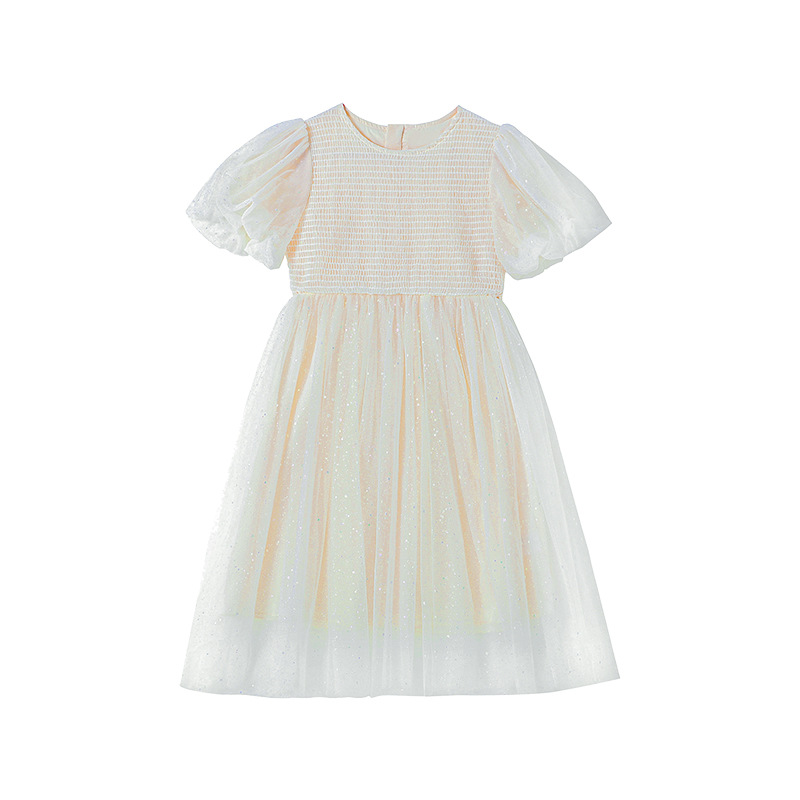 Elegant Tulle Dress for Children, Formal Dress for Big Kids