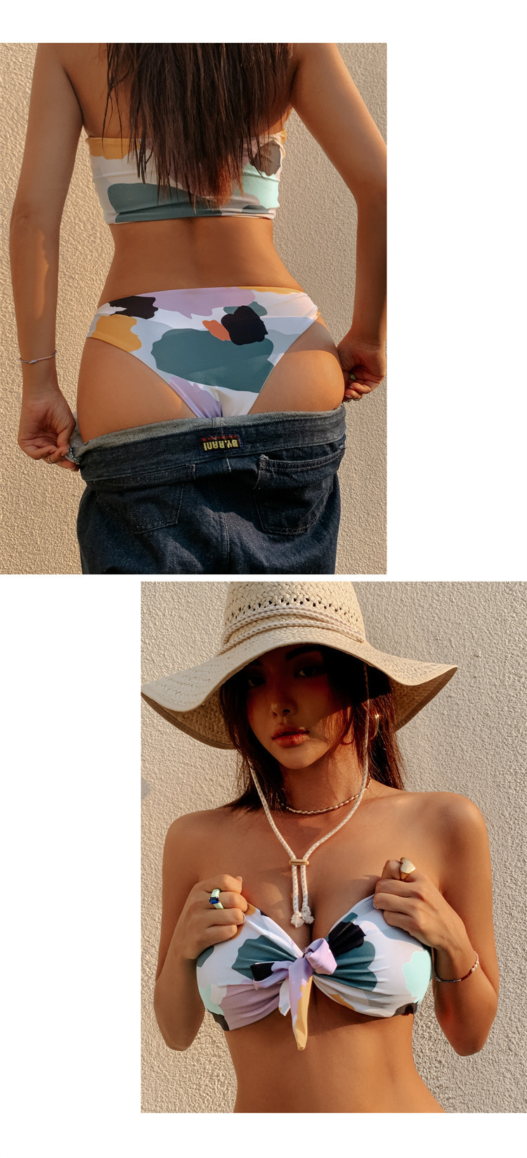Twisted Flower Push-Up Bikini Swimwear Female 9 undefined