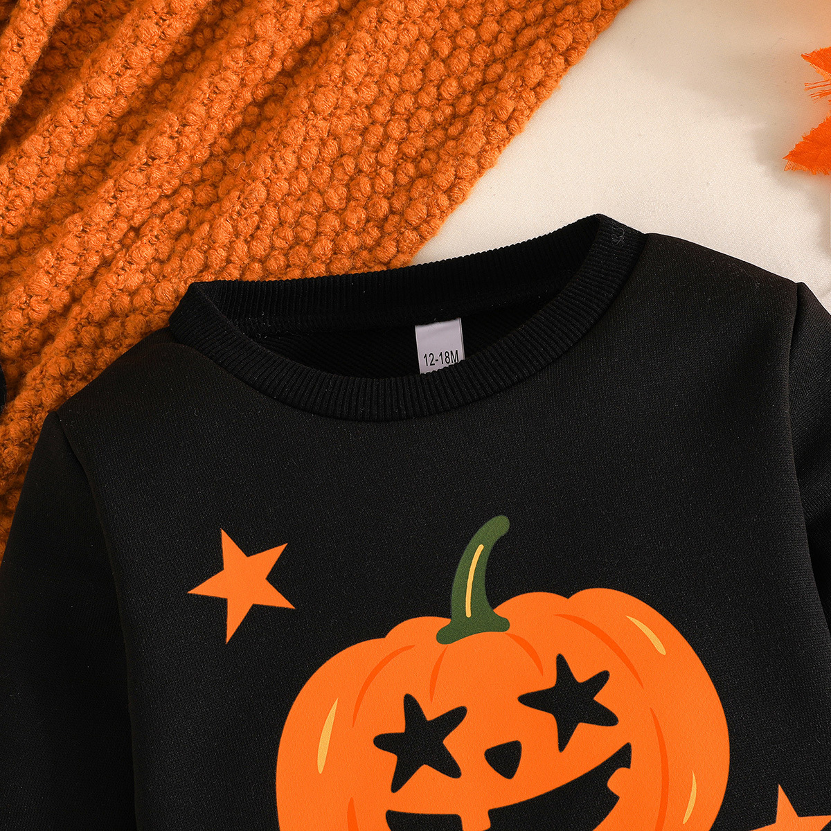 Pumpkin Hoodie Ghost Mesh Skirt Costume for Girls detail image 14