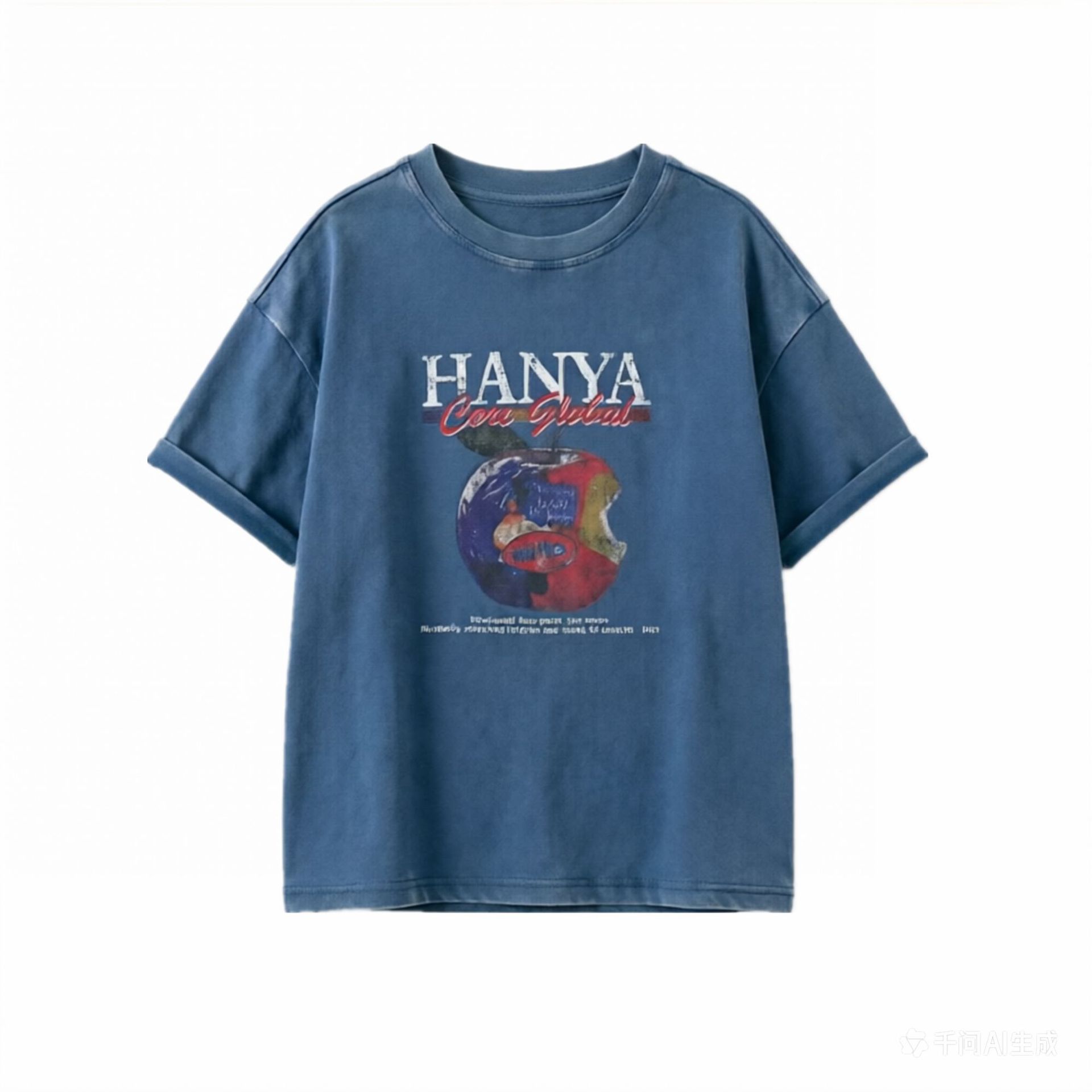 Children's pure cotton short sleeved shirt