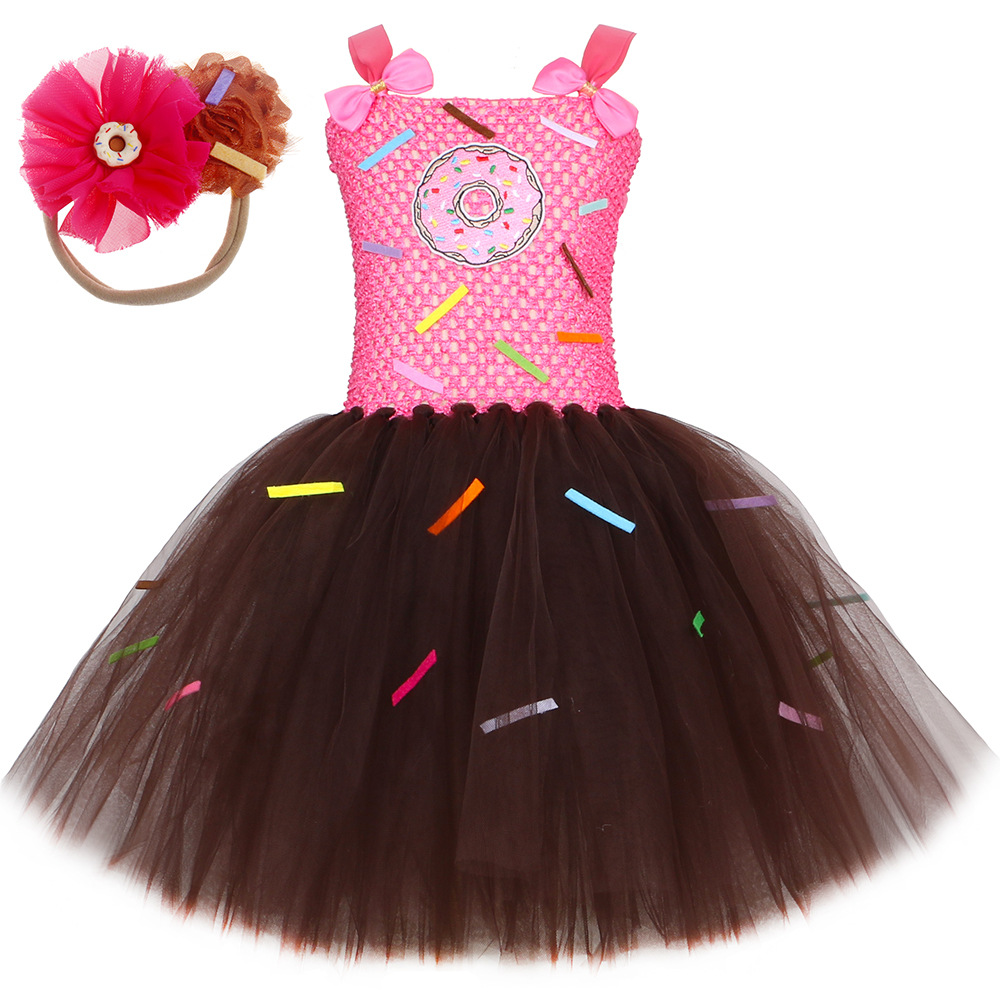 Chocolate Donut Candy Tutu for Girls detail image 1