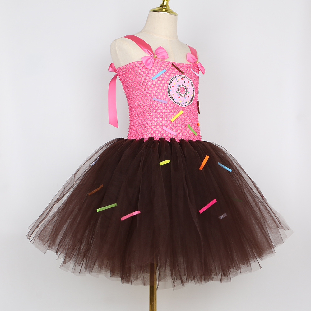 Chocolate Donut Candy Tutu for Girls detail image 7