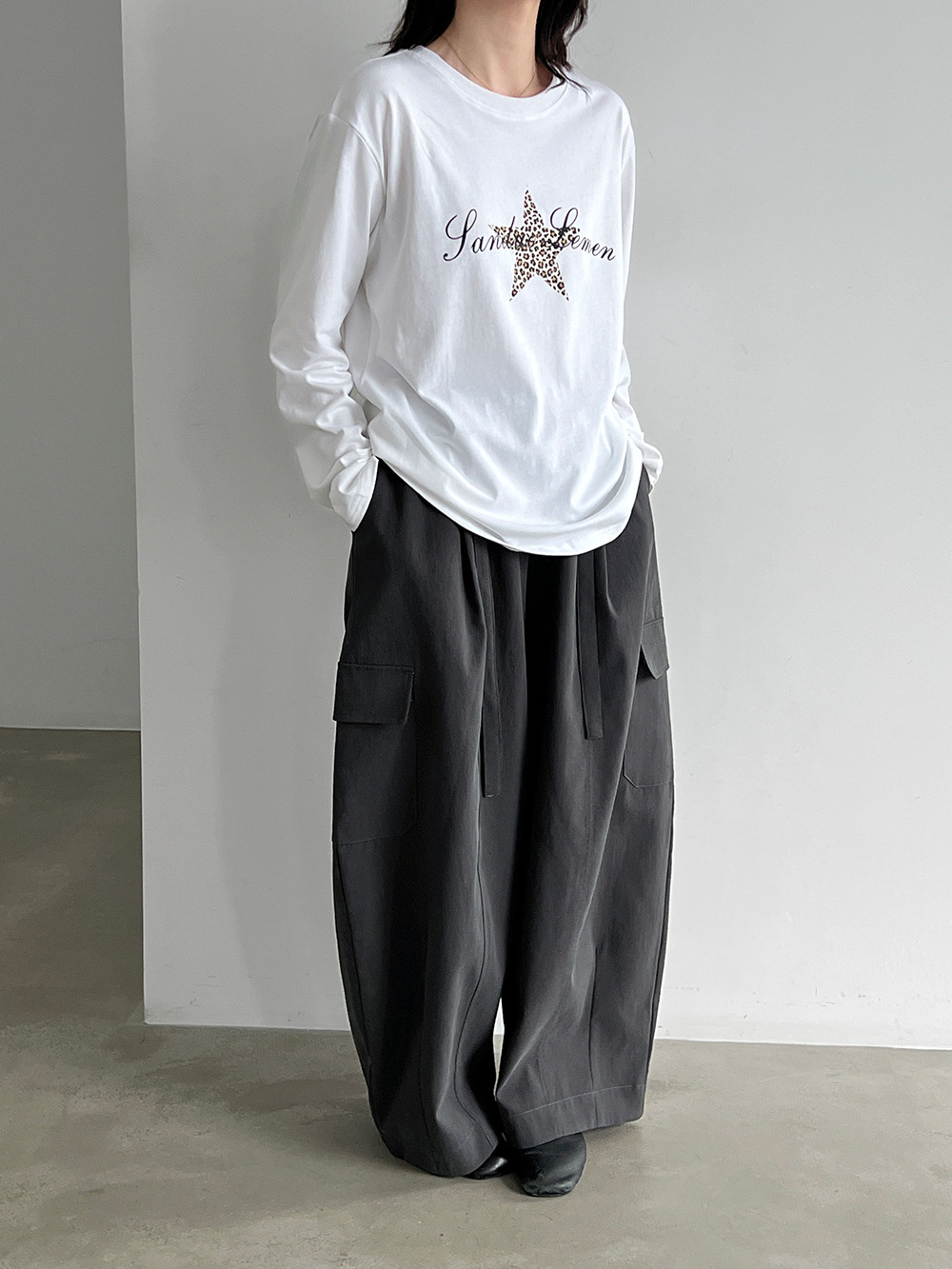 Drawstring Cargo Trousers